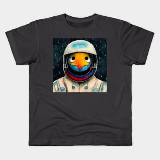 Bird astronaut Kids T-Shirt